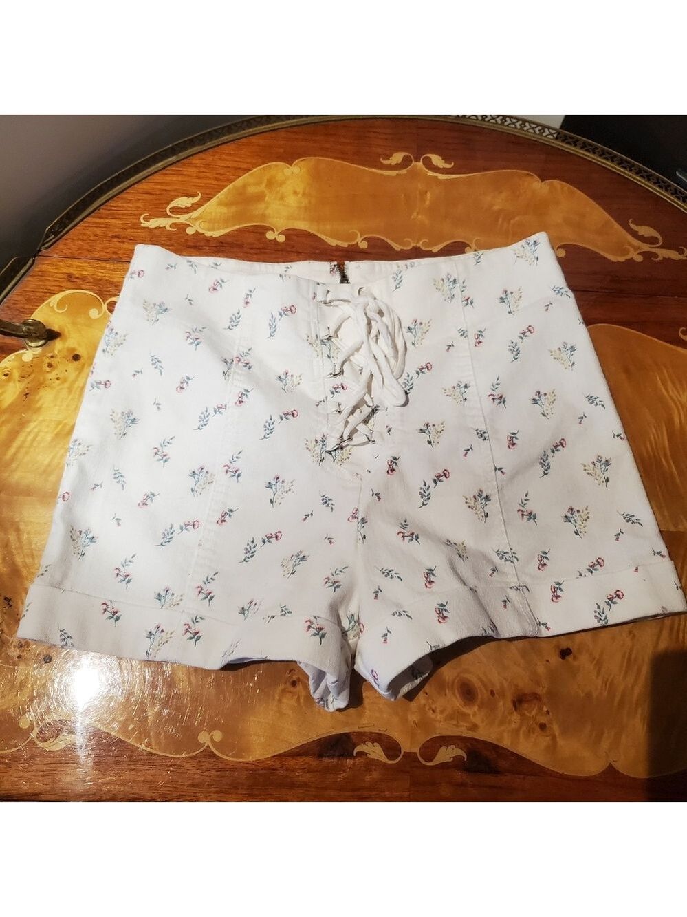 F21 Floral Boho Shorts